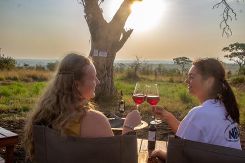 People, Alcoholic drinks, Sunset, group of guests