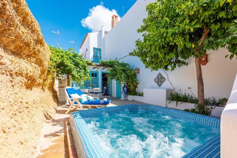 Property building, Living room, Swimming pool