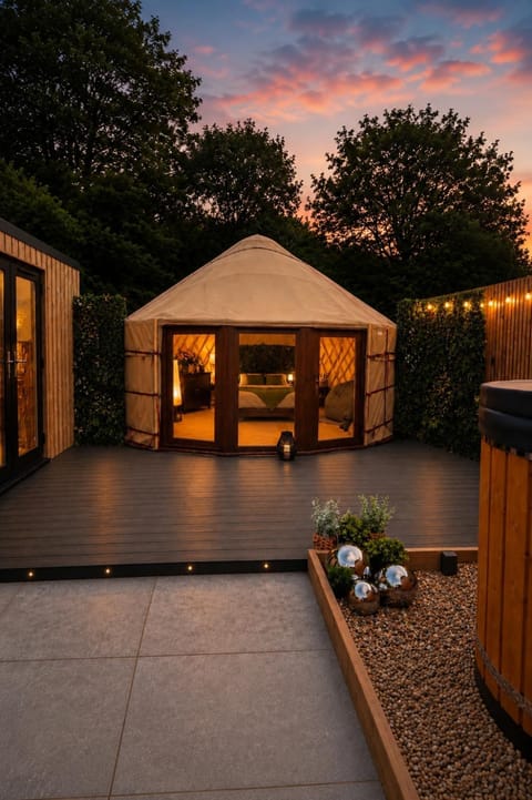 Property building, Garden, Garden view