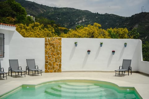 Natural landscape, Swimming pool, sunbed
