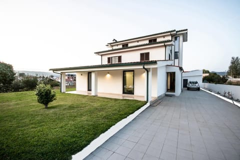 Property building, Garden, Sunset