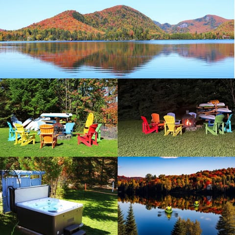 Hot Tub, Canoeing, Lake view, fireplace