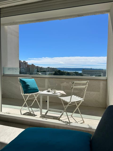 View (from property/room), Balcony/Terrace, Balcony/Terrace, City view, Sea view