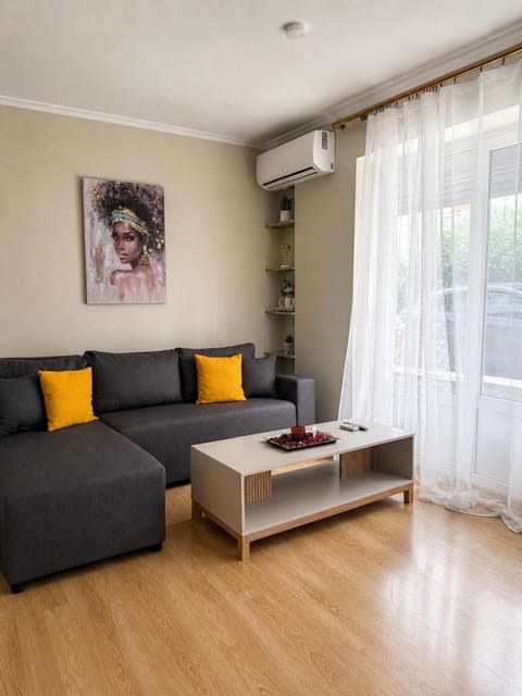 Living room, Seating area, air conditioner