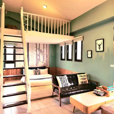 Bed, Living room, Photo of the whole room, Seating area, Bedroom, bunk bed