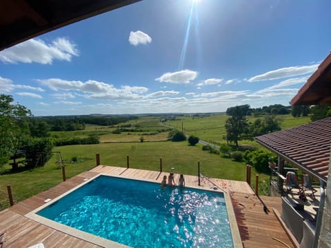 Natural landscape, Pool view, Swimming pool, sunbed
