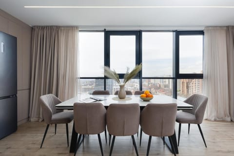 Living room, Seating area, Dining area