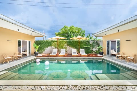 Patio, Natural landscape, Swimming pool