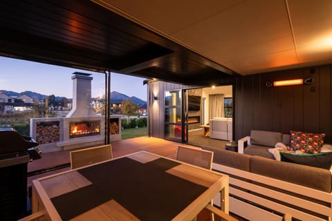 Patio, BBQ facilities, Seating area