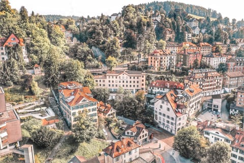 Property building, Bird's eye view, City view