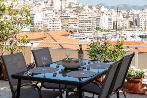 Property building, Day, View (from property/room), Balcony/Terrace, Dining area