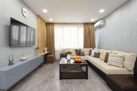 TV and multimedia, Living room, Seating area, air conditioner