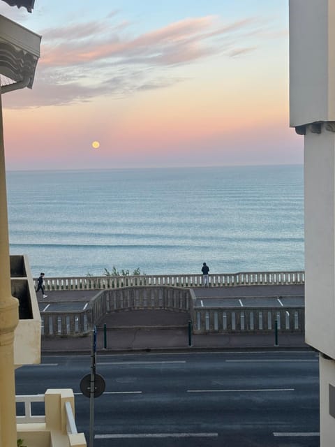 Natural landscape, View (from property/room), Sea view, Sunset