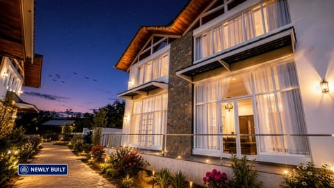 Property building, View (from property/room), Mountain view, Sunset