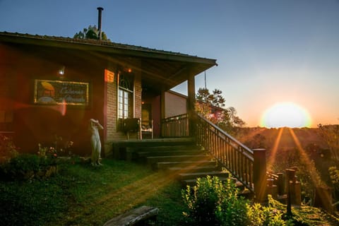 Facade/entrance, Off site, Natural landscape, Winter, Sunset