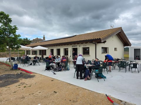 Property building, group of guests