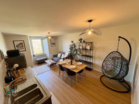 View (from property/room), Living room, Dining area