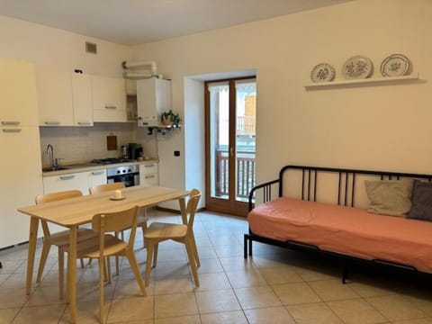 Kitchen or kitchenette, Living room, Dining area