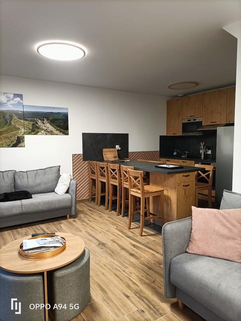 Kitchen or kitchenette, Living room, Dining area