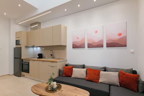 Kitchen or kitchenette, Living room