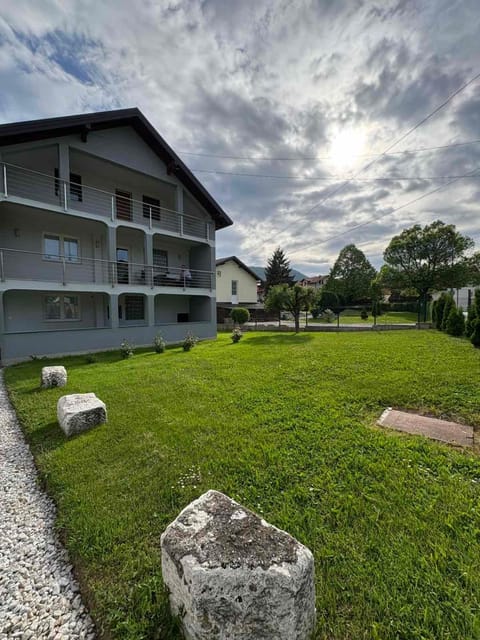 Property building, Garden view