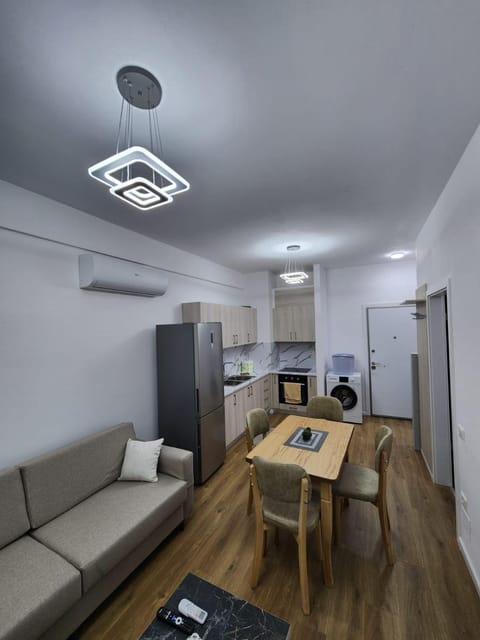 Kitchen or kitchenette, Living room, Dining area