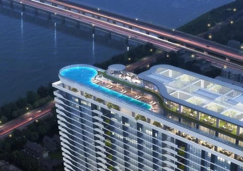 Natural landscape, City view, River view, Swimming pool