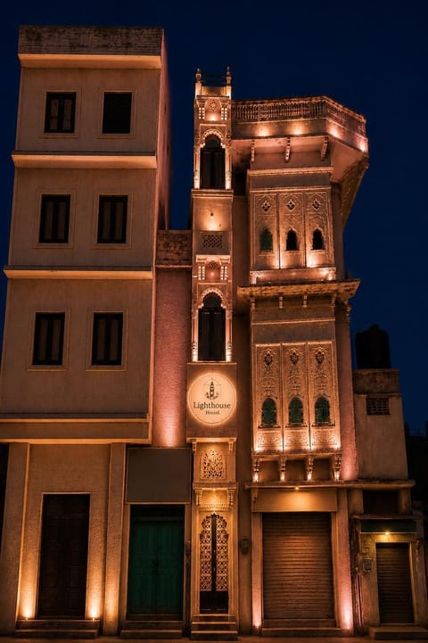 Property building, Night, Landmark view
