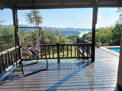 Patio, Day, Natural landscape, Balcony/Terrace, Mountain view, Pool view