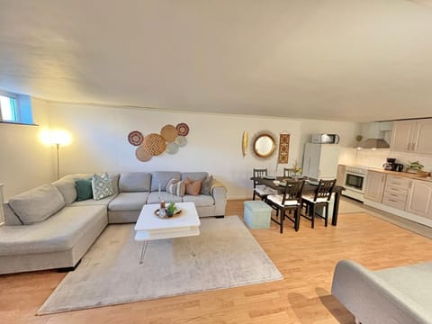 Kitchen or kitchenette, Living room, Seating area, Dining area, stove