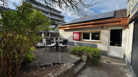Property building, Patio, Facade/entrance, Spring, Garden