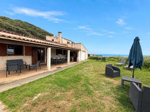 Patio, Facade/entrance, Natural landscape, Sea view