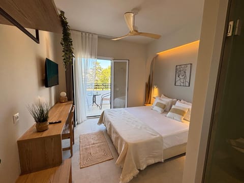 Bed, TV and multimedia, Photo of the whole room, Bedroom