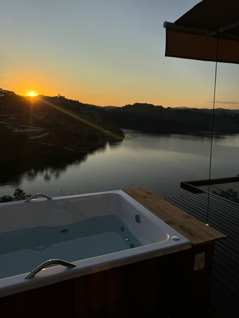 Lake view, Sunset