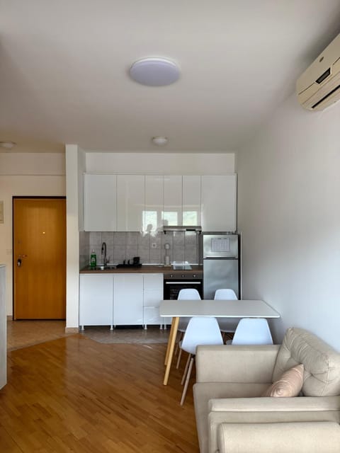 Living room, kitchen