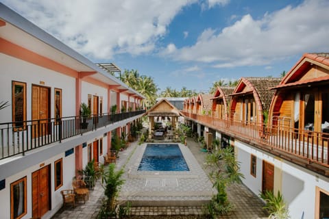Property building, View (from property/room), Swimming pool
