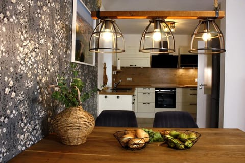 Kitchen or kitchenette, Dining area, oven