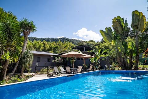 Patio, Natural landscape, Pool view, Swimming pool, Swimming pool