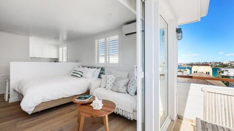 Bed, Day, View (from property/room), Living room, Photo of the whole room, Bedroom, Sea view