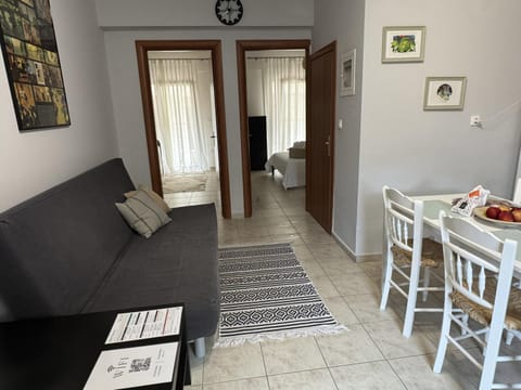 Living room, kitchen