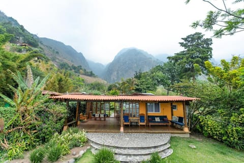 Property building, Patio, Natural landscape, Garden, Mountain view