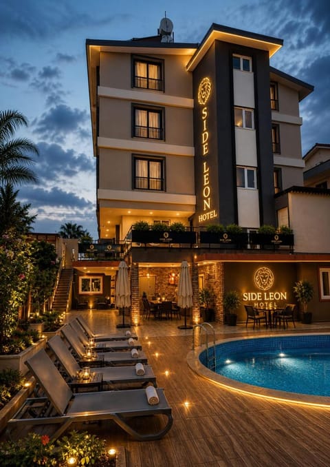 Property building, Patio, Day, Night, Natural landscape, Garden, Garden view, Pool view, Swimming pool, sunbed