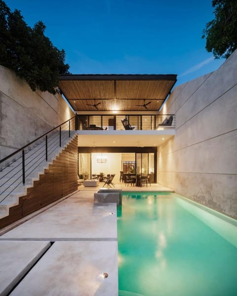 Property building, Patio, Swimming pool