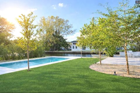 Natural landscape, Pool view, Swimming pool