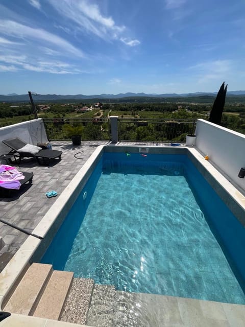 Natural landscape, Pool view, Swimming pool, sunbed