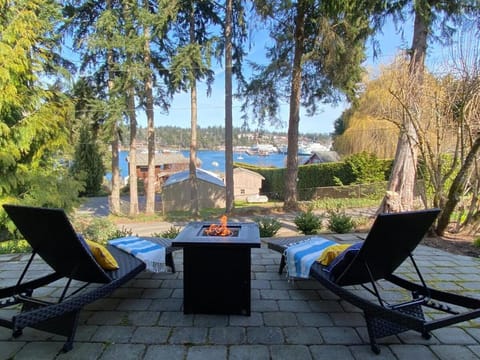 Patio, Natural landscape, Sea view