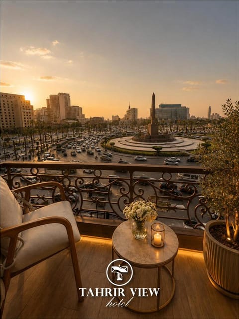 City view, Sunset