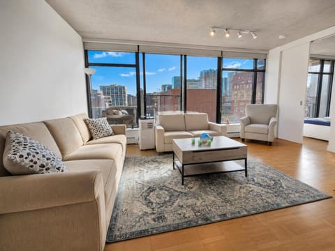 Living room, City view, City view