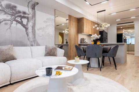 Living room, Seating area, Dining area