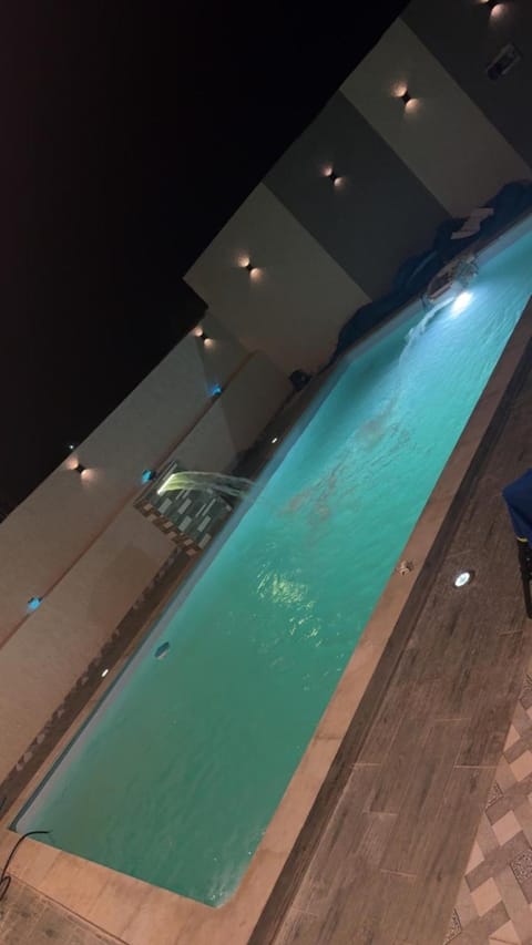 Night, Swimming pool